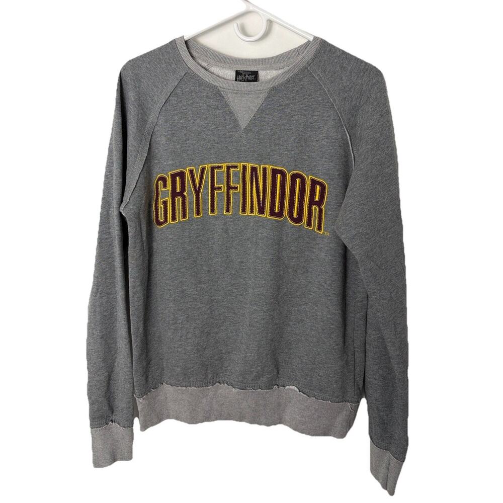 Universal Studios Harry Potter Gryffindor Grey Raglan Sweatshirt Women’s Small